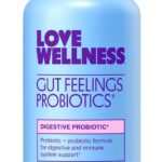 Love Wellness Gut Feelings Probiotic | Gut Health for Women, Digestion Relief & Immune Support Supplement | Womens Probiotic for Gas Relief | 3 Billion CFU | Safe Prebiotic and Postbiotic | 30 Count