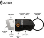 Gerber Gear Key Note Pocket Knife, 1" Plain Edge Box Cutter EDC Keychain Pocket Knife for Everyday Carry, Black - Image 2