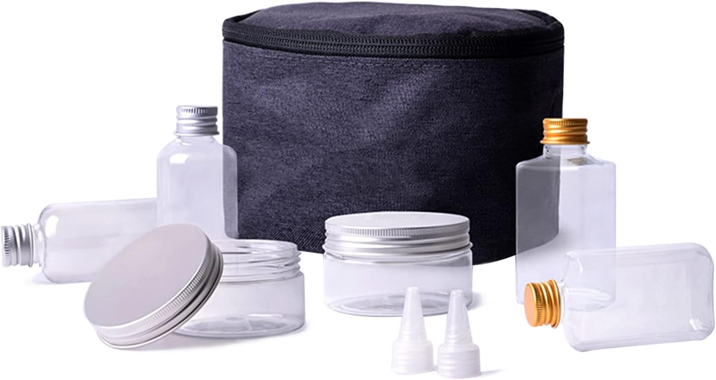 61bizXw163L._AC_SL1500_.jpg Portable Empty Spice Set, 3 Size Camping Travel Spice Bottles Moisture Proof Condiment Container with Lid, Go for Picnic Weekend Travel, Hunting and Camping with Friends - Image 1