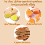 120 Premium Turmeric, Ginger, Cinnamon Blend Tea Bags, 100% Natural & No Additives & Caffeine Free. - Image 3
