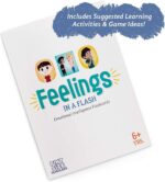 Feelings in a Flash - Emotional Intelligence Flashcard Game - Toddlers & Special Needs Children - Teaching Empathy Activities, Coping & Social Skills - 50 Scenario Cards, 50 Reaction Faces - Image 5