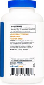 Nutricost Omega 3 Fish Oil - 2500MG, 120 Softgels (40 Serv) - Fish Oil, Wild Caught! 1200mg EPA 850mg DHA - Non-GMO, Gluten Free - Image 4