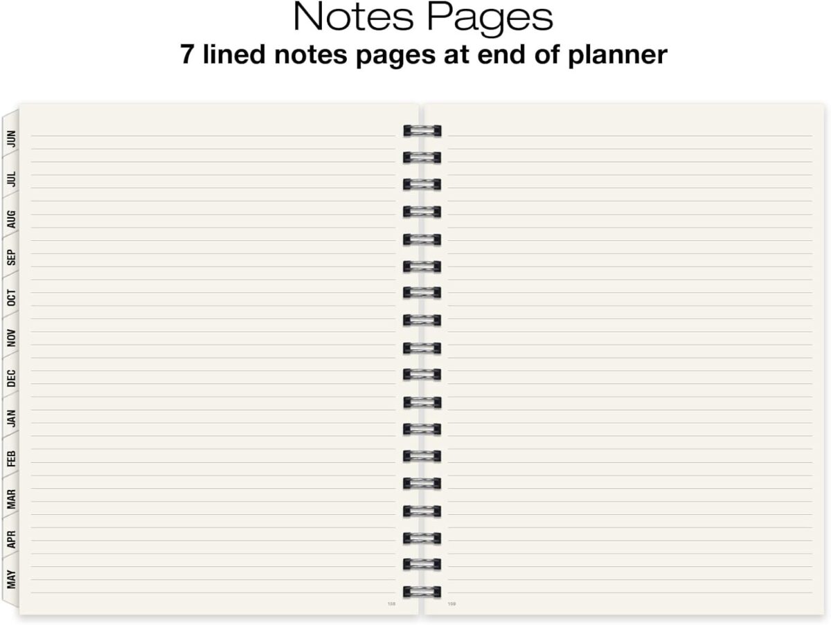 Global Printed Products Essential 8.5"x11" Monthly & Weekly 2024-2025 Planner - (8.5" x 11" - June 2024 Through July 2025) - Image 5