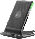 INIU Wireless Charger, 15W Fast Qi-Certified Wireless Charging Station with Sleep-Friendly Adaptive Light Compatible with iPhone 16 15 14 13 Pro XS 8 Plus Samsung Galaxy S25 S24 S23 Note 20 Google etc - Image 8