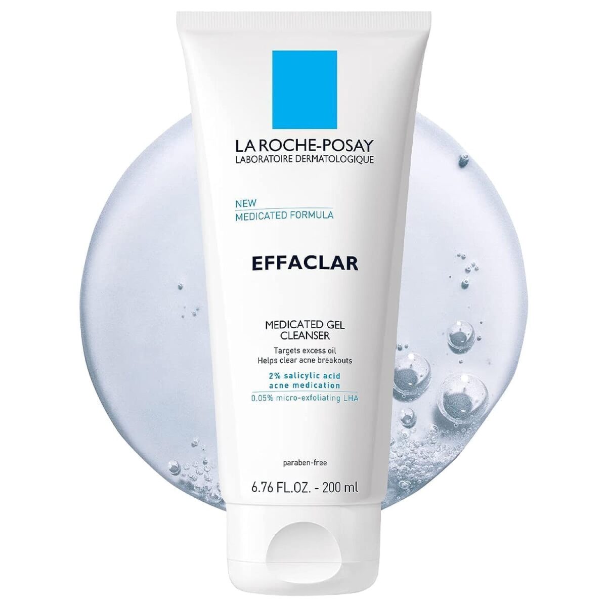 La Roche-Posay Acne Skin Care Set, Toleriane Double Repair Matte Moisturizer 75ml & Effaclar Medicated Gel Cleasner 100ml, Gel Moisturizer with Niacinamide & Acne Cleasner with Salicylic Acid - Image 1