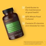 Amazon Elements Men’s One Daily Multivitamin, 62% Whole Food Cultured, Vegan, 65 Tablets, 2 month supply (Packaging may vary) - Image 2