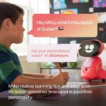 Miko 3: AI-Powered Smart Robot for Kids | STEAM Learning & Educational Robot | Interactive with Learning apps & Unlimited Games | Birthday Gift for Girls & Boys Aged 5-12| Red - Image 2