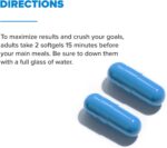 Blue - Increase Energy, Support Metabolism, Appetite Control - 300MG Natural Caffeine - Yerba Mate, Damiana, and Guarana, 60 Count - Image 5