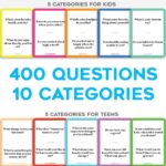 400 Kids and Teens Conversation Cards - Questions for Kids, Family Talk, Conversation Starters for Families - Image 2
