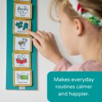 Visual Schedule For Home Super Durable Visual Wall Planner Daily Routine Chart for Kids by Create Visual Aids for autism, adhd, aspergers, send, speech and language delay - Image 2
