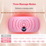 Portable Cordless Heating Pad, Electric Waist Belt Device, Fast Heating Pad with 3 Heat Levels and 3 Massage Modes, Back or Belly Heating Pad, Gifts for Her, Women and Girl - Image 4
