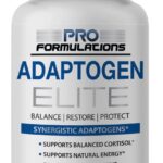Adaptogen Elite - Synergistic Blend - 60 vcaps - Balances Cortisol & Natural Energy - Enhanced with Rhodiola, Ashwagandha, Astragalus, Schisandra, Eleuthero, L-Theanine