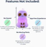 Mindsight 'Breathing Buddha' Guided Visual Meditation Tool for Mindfulness | Slow Your Breathing & Calm Your Mind for Stress & Anxiety Relief | Perfect for Adults & Kids | Relaxing Self Care Gift - Image 6