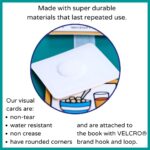 Visual Schedule For Home Super Durable Visual Wall Planner Daily Routine Chart for Kids by Create Visual Aids for autism, adhd, aspergers, send, speech and language delay - Image 4