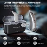 Rechargeable Hearing Aids for Seniors Adults, Advanced Multi Channel Digital BTE Hearing Assist, with Recycle Charging Case for 125 Hrs Backup Power, Auto-On/Off, Pair, Lucid508 - Image 2