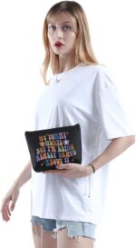 WCGXKO Chronic Illness Gift Nvisible Illness Gift My Tummy Hurts But I'm Being Really Brave About It Zipper Pouch Makeup Bag (BRAVE ABOUT IT) - Image 5