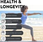 TruWild Adaptogen Blend with Cordyceps Maca Ashwagandha - Full Spectrum Mushroom Blend for Daily Support and Function, All Natural Formula with 7 Key Ingredients, 60 Capsules - Image 3