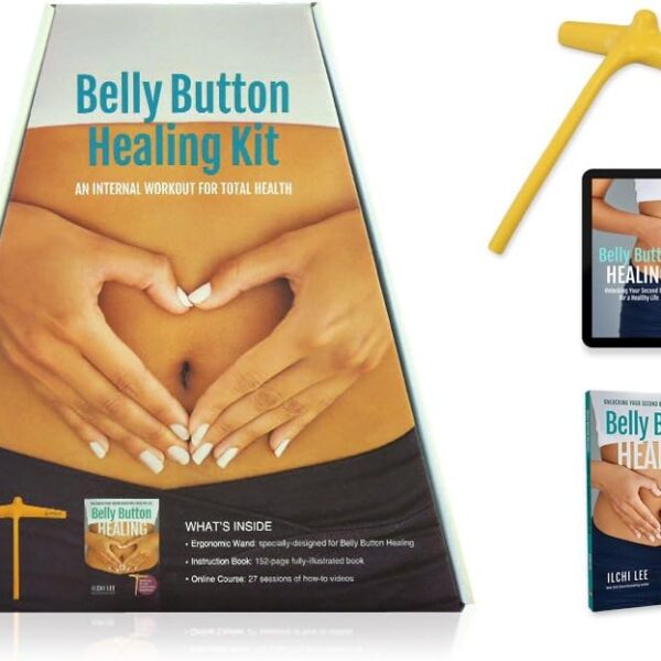 HSP Belly Button Healing Kit for Stress Relief, Pain Relief, Gut Health, and More Energy, Self-Acupressure Tool, Unlock Your Second Brain for a Healthy Life