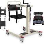 Patient Lift Transfer Chair with Padded backrest, Shower Chair Lift for Elderly, Chair Lift Bedside Commode for Seniors