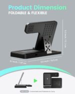 Wireless Charger iPhone Charging Station: 3 in 1 Charger Stand Multiple Devices for Apple - iPhone 16e 16 15 14 Pro Max 13 12 11 - Watch 10 9 8 7 6 5 4 3 2 SE and Ultra Series - Airpods 4 3 2 Pro - Image 4