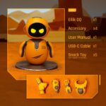 Eilik DQ - Touch Interactive Toys, Cute Robot Pets with Abundant Emotions. Idle Animations&Exclusive Mini-Games, Unique Gift for Girls & Boys. Support Update.(Special Version) - Image 5