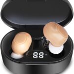 Hearing Aids, Miniature Hearing Amplifiers for Adults with Noise Cancelling, Rechargeable Hearing Aids for Seniors with Crystal Clear Sound, and LED Power Display