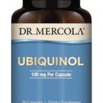 Dr. Mercola Ubiquinol 100 mg Per Serving, 30 Servings (30 Capsules), Dietary Supplement, Supports Overall Health and Wellness, Non GMO