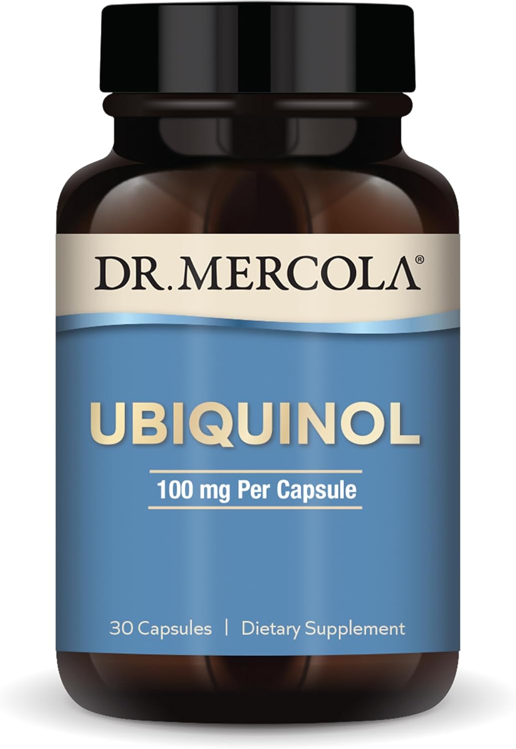 61rI0bnfXGL._AC_SL1500_.jpg Dr. Mercola Ubiquinol 100 mg Per Serving, 30 Servings (30 Capsules), Dietary Supplement, Supports Overall Health and Wellness, Non GMO - Image 1