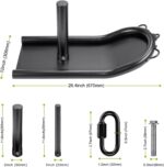 Kipika Weight Sled, Fitness Sled, Fitness Strength Training Sled, Speed Training Sled - Heavy-Duty Weight Training Equipment for Muscle Building and Explosive Power - Suitable for 1” & 2“ Weight Plate - Image 8