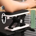 Chair Arm Rest Mouse Pad Elbow Arm Support Mouse Tray Attachment for Office Chair Mount Mouse Platform Ergonomic Elbow Support Pad Armrest Tray for Elbow - Image 5