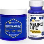 NATURAL STACKS NeuroLife & Resveratrol Supplement Bundle - Supports Longevity & Brain Aging* - 120 Capsules