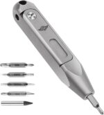 OKNIFE Otacle D1 Titanium Small EDC Multi Bit Pocket Screwdriver, 9 in 1 Mini Precision Screwdriver Set, S2 Steel Magnetic Bits for Work or Daily Use