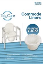 Bedside Commode Liners for Portable Toilet Chair Bucket and Bedpan | Value Pack of 48 Disposable Waste Bags for Adults in Medical Care | Universal Fit Portable Toilet Liners - Image 8