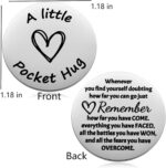 MIXJOY Little Pocket Hug Keepsake Long Distance Gifts for Friends BFF Bestie, Encouragement Cancer Survivor Recovery Gifts, Thinking of You Token, Double Sided - Image 6