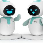 Eilik – Cute Robot Pets Toys with Abundant Emotions, Your Perfect Interactive Companion at Home or Workspace. Unique Gifts for Girls & Boys. (Blue Combination)