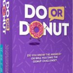 Do or Donut Card Game – Exciting Family & Couples Game Night Challenge, Fun Game for Family Gatherings, Parties, Classrooms, Kids & Adults – 3-8 Players, Ages 8+, 30 Mins of Laughter & Entertainment!