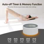 Kipcush Tibetan Meditation Bowl Sound Machine - 7 Different Sized Singing Bowls Sounds for Yoga, Meditation, Mindfulness, Chakra Healing, Sound Therapy and Stress Relief, Timer, Plug in - Image 3