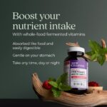 New Chapter Women's Multivitamin 50 Plus for Cellular Energy, Heart & Immune Support with 20+ Nutrients + Astaxanthin - Every Woman's One Daily 55+, Gentle on The Stomach, 72 Count - Image 4