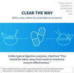 Klaire Labs SFI Health Ther-Biotic Interfase Plus - Anti Biofilm Enzymes with EDTA to Support Gut Flora, Toxin Cleanse & Full Body Detox - Promote Biofilm Matrix Disruption (120 Capsules) - Image 3