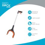 BIRDROCK HOME Grabber Reacher Tool with Long Handle - 32 Inch Tool for Picking Up Dropped Objects - Lightweight Aluminum Design for Reaching & Grabbing Things - Handicap Aid with Rubber Grip - Image 2