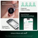 CORE 500™ Digital Stethoscope — 40x Amplification, Active Noise Cancellation, 3-Lead ECG, FDA-Cleared AI, Full-Color Display, FSA/HSA Eligible — Silver, COR501 - Image 5