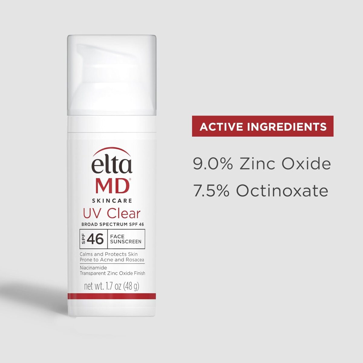 EltaMD UV Clear Face Sunscreen SPF 46, Oil Free Sunscreen with Zinc Oxide, Dermatologist Recommended Sunscreen - Image 7