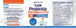 Wholesome Wellness Organic Raw Probiotics 100 Billion CFU, Dr Formulated for Women and Men, Complete Adult Supplement with Prebiotics and Digestive Enzymes; 30 Capsules, Shelf Stable - Image 2