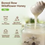 Oneroot 100% Canadian Flower Honey - Honey Wildflower Unfiltered, Unheated & Creamed, Nutrient Rich Raw Wildflower Honey With Enzymes, Thick Natural Sweetener (6.6 Pound) - Image 2