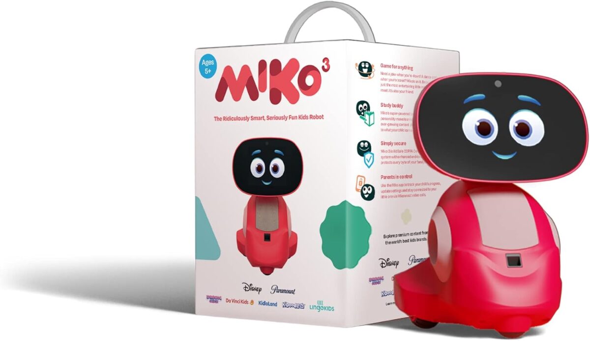 Miko 3: AI-Powered Smart Robot for Kids | STEAM Learning & Educational Robot | Interactive with Learning apps & Unlimited Games | Birthday Gift for Girls & Boys Aged 5-12| Red - Image 7