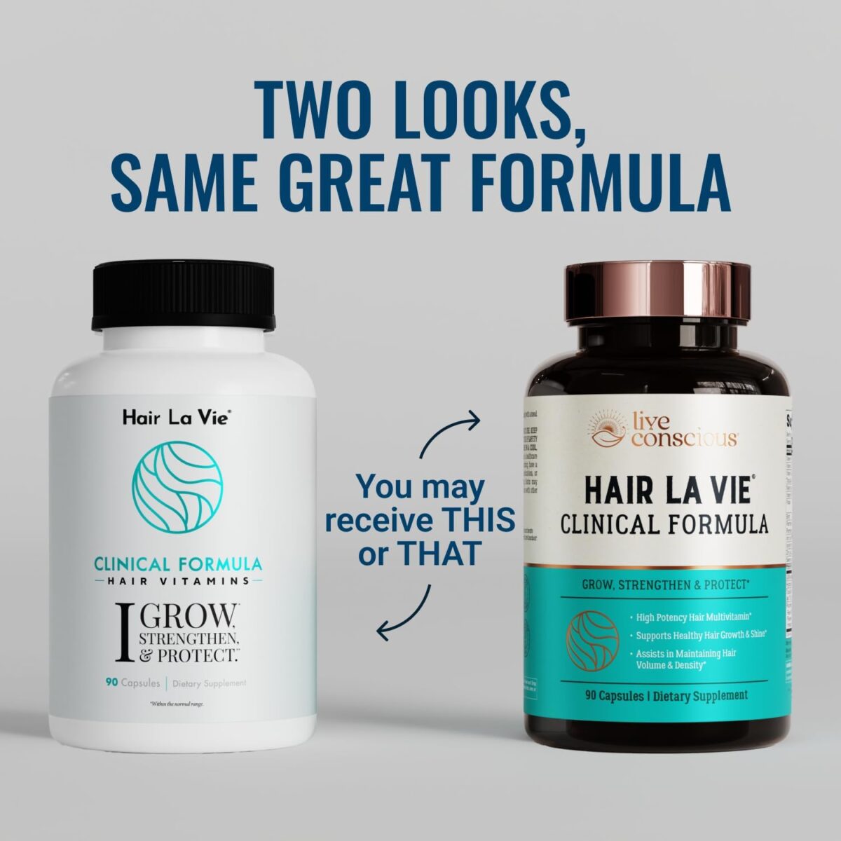 Hair La Vie Live Conscious Clinical Formula Hair Growth Vitamins for Women and Men w/Biotin 5000mcg, Collagen & Saw Palmetto (Pack of 1) - Image 6