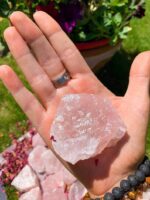 Zenkeeper 1Lb Natural Raw Rose Crystal Large Rose Quartz Stone Rough Gemstones Fountain Bulk Rocks for Tumbling, Cabbing, Polishing, Wire Wrapping, Wicca & Reiki Crystal Healing - Image 6
