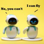 Eilik – Touch Interactive Toys, Cute Robot Pets with Abundant Emotions. Idle Animations&Mini-Games, Unique Gift for Girls & Boys. Support Update.(Blue + Pink Combination) - Image 3