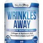 NutraPro Anti Wrinkle and Ageless Skin Vitamins - Dermal Repair Complex for Skin Repair with Collagen & Resveratrol & Alpha - Lipoic Acid & Hyaluronic Acid Supplement to Renew Skin