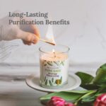 Magnificent 101 Long Lasting Pure Sage Scented Smudge Candles | 6 Oz - 30 Hour Burn | All Natural Soy Wax Candle with Essential Oils for House Energy Cleansing, Purification & Manifestation - Image 2